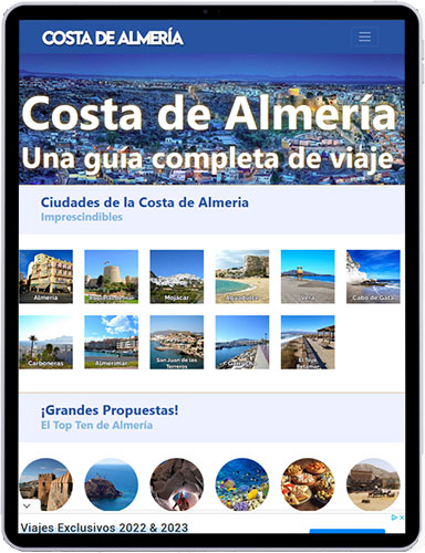 Diseño web móvil Almería de Costa