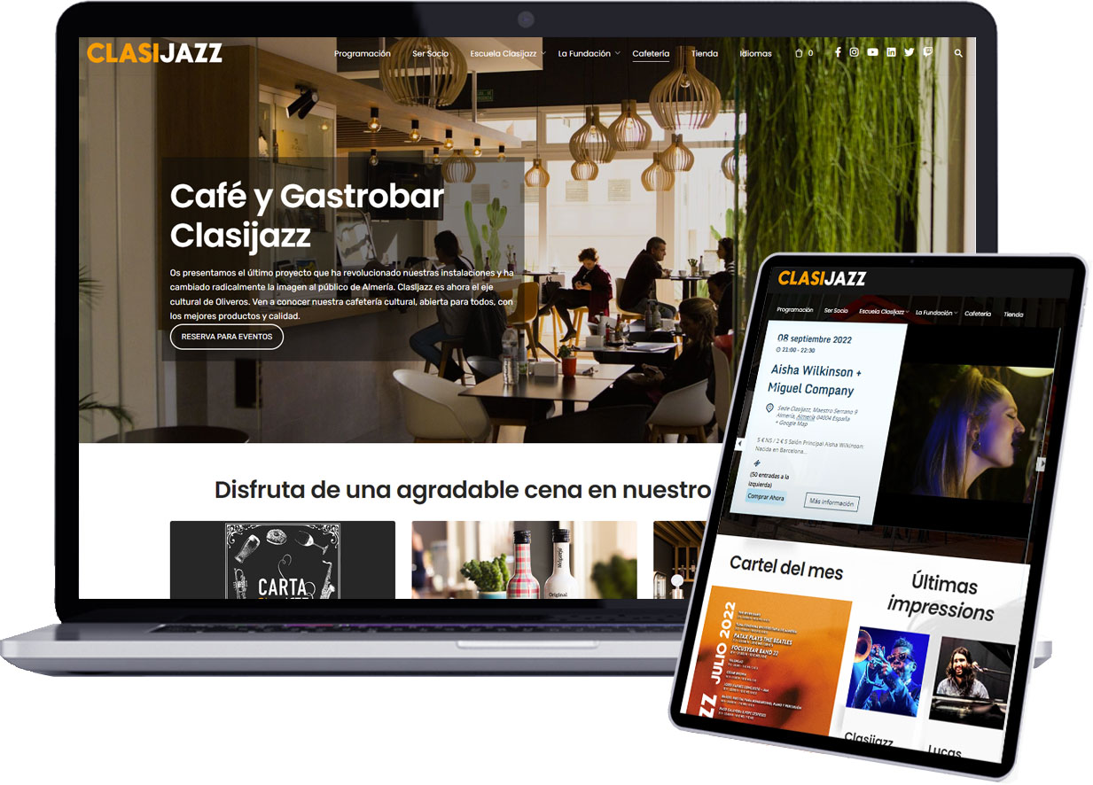 Mantenimiento web de Clasijazz