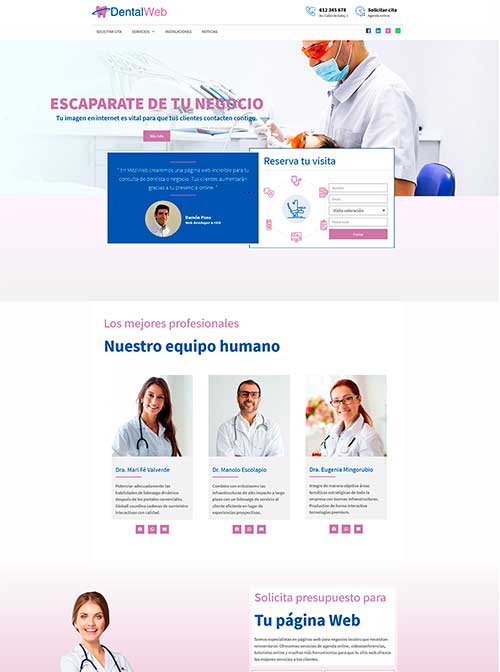 Web dentista Almería